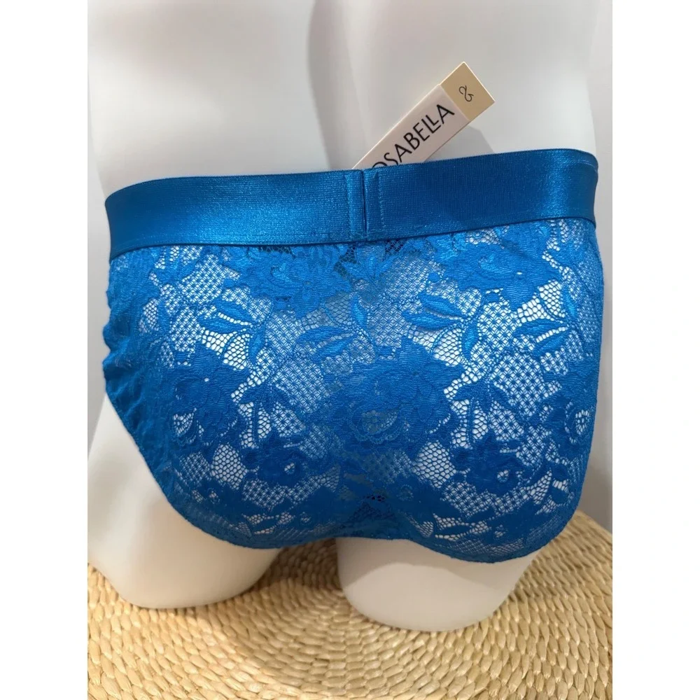 Cosabella Never Say Never Blue Lace Sports Brief Luxury Italian Men's Underwear‎